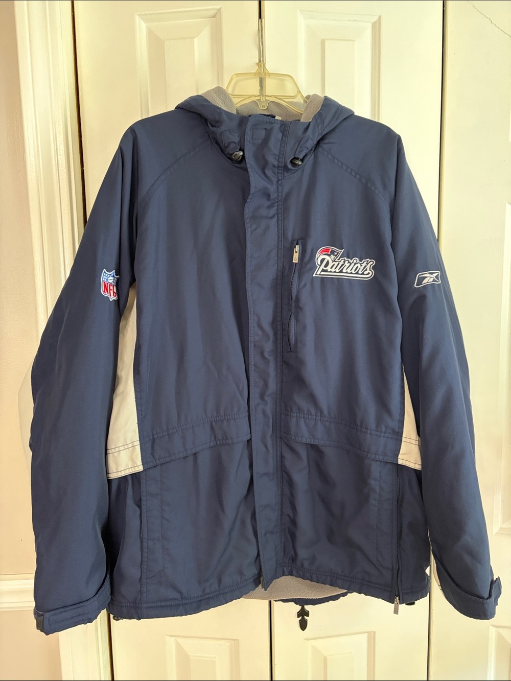 Reebok Patriots Winter Jacket- official NFL